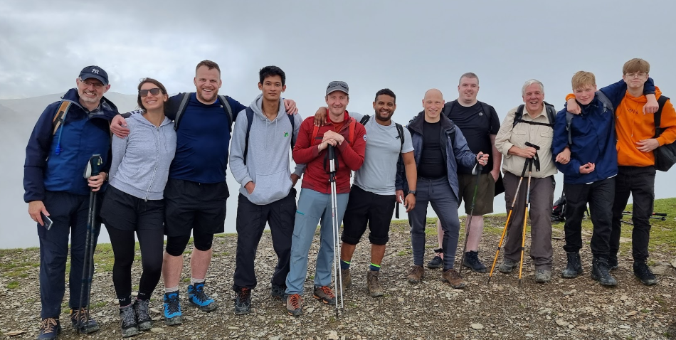 Snowdon Challenge summit